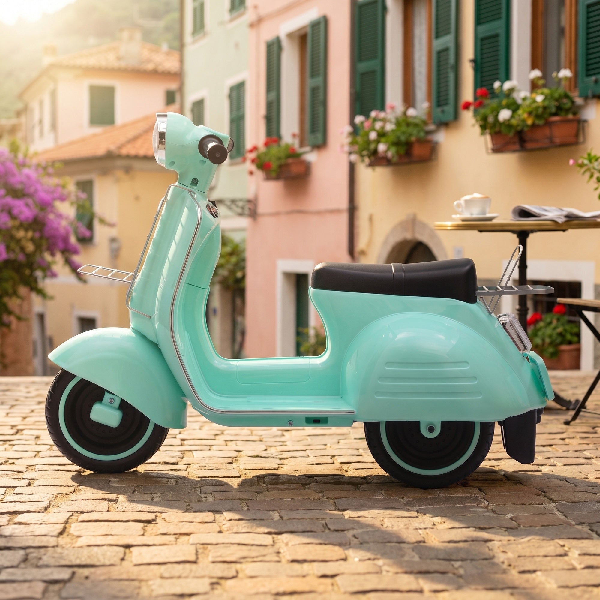 RiiRoo BellaScoot Electric Kids Ride-On Scooter 12V