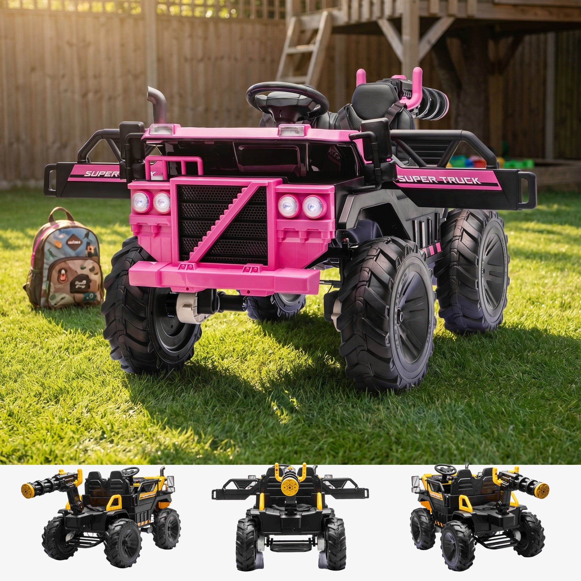 RiiRoo ClawForge XT 24V Electric Kids Ride-On Construction Truck