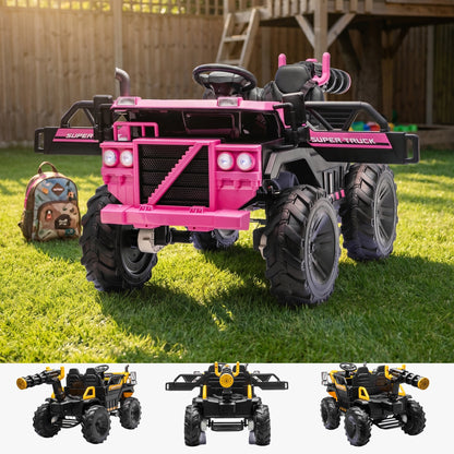 RiiRoo ClawForge XT 24V Electric Kids Ride-On Construction Truck