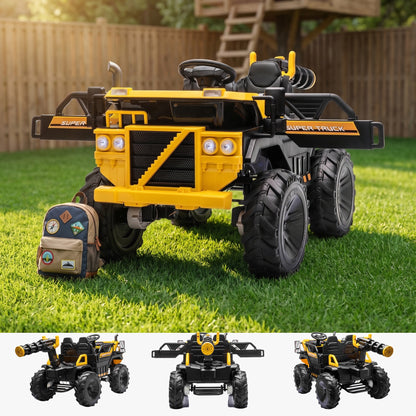 RiiRoo ClawForge XT 24V Electric Kids Ride-On Construction Truck
