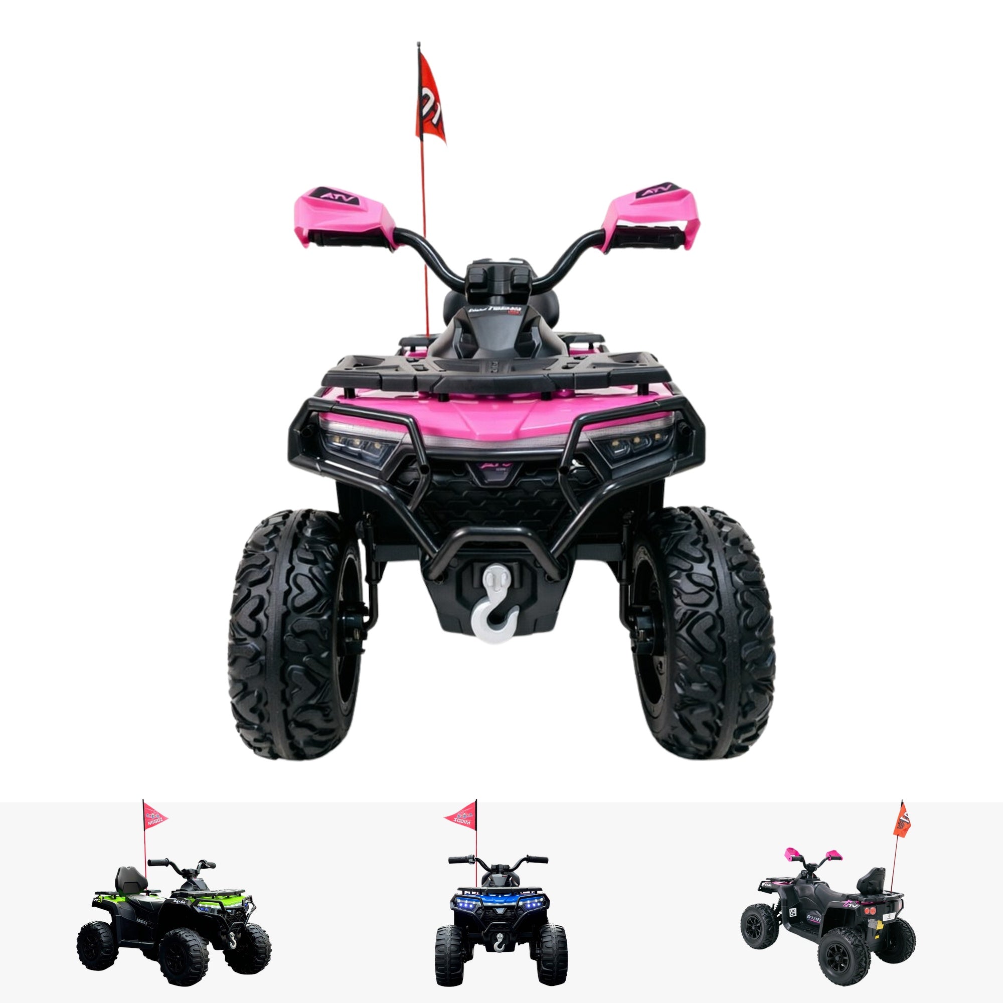 RiiRoo ShadowForce Electric Kids Ride-On Quad 12V