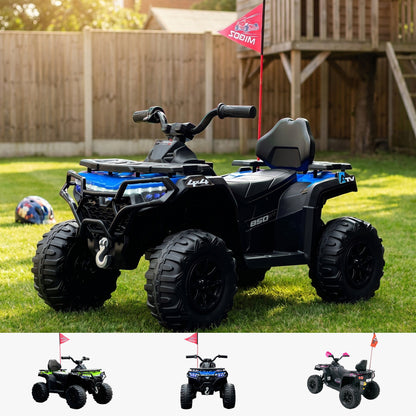 RiiRoo ShadowForce Electric Kids Ride-On Quad 12V