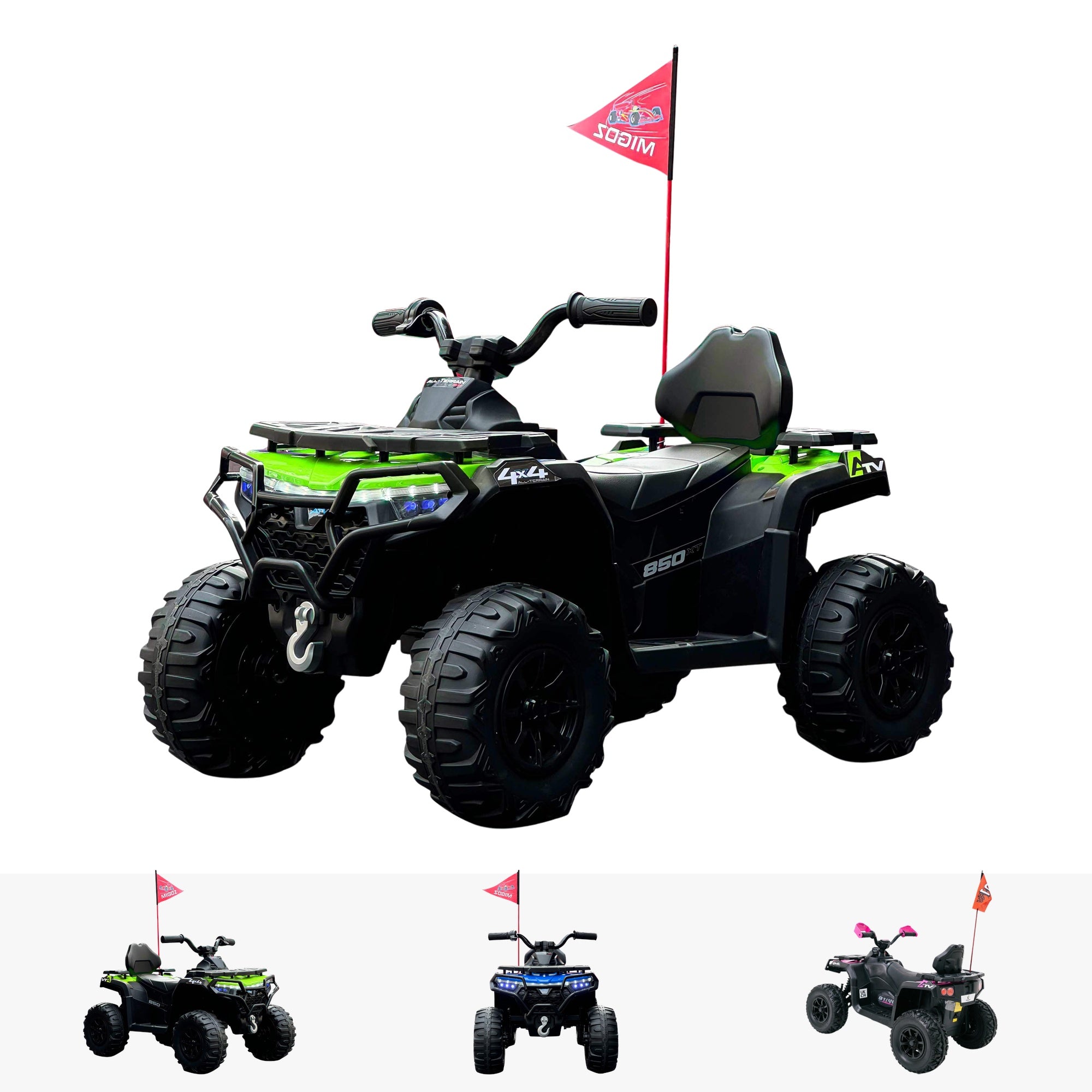 RiiRoo ShadowForce Electric Kids Ride-On Quad 12V
