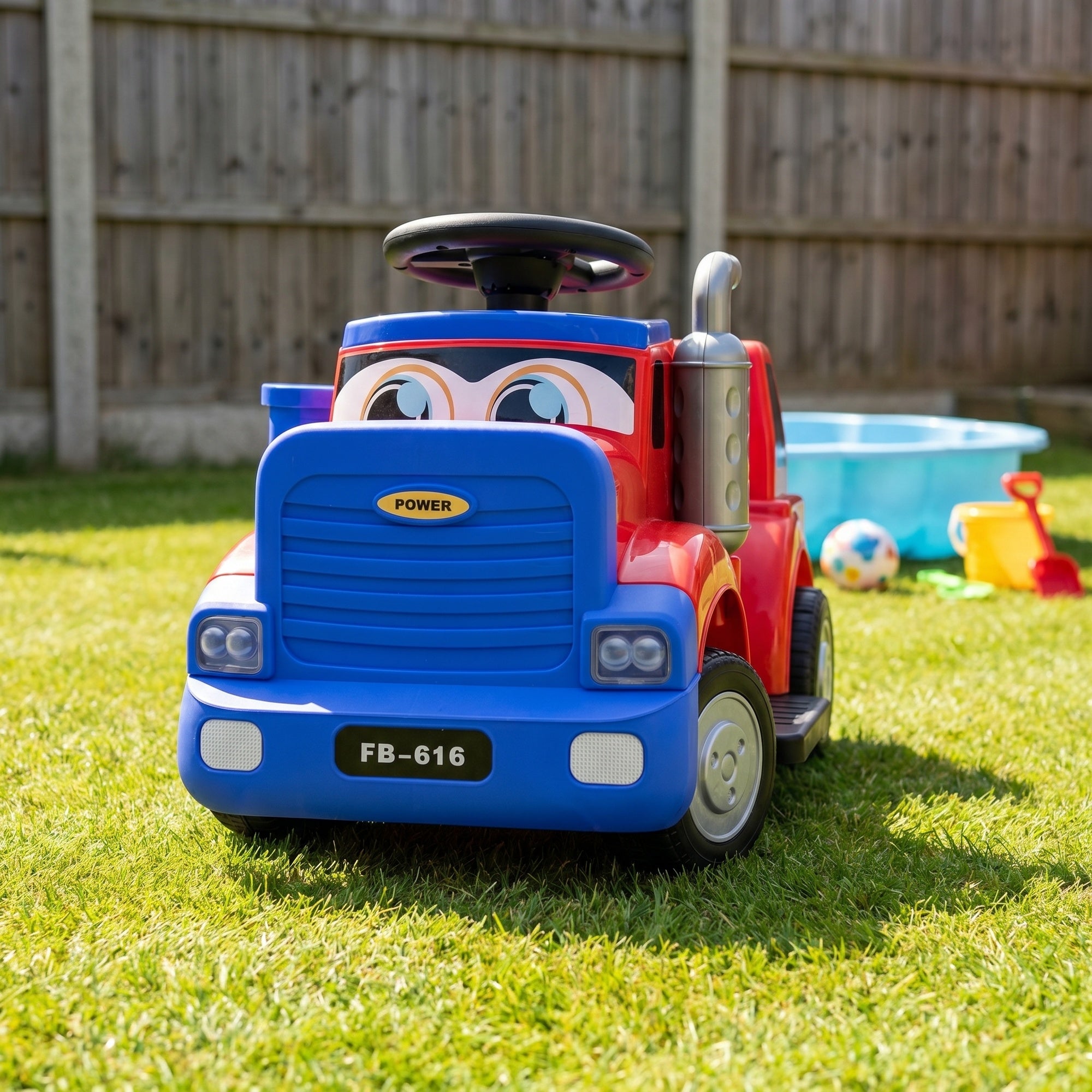 RiiRoo SmileyTruck Kids Ride-On Truck 12V