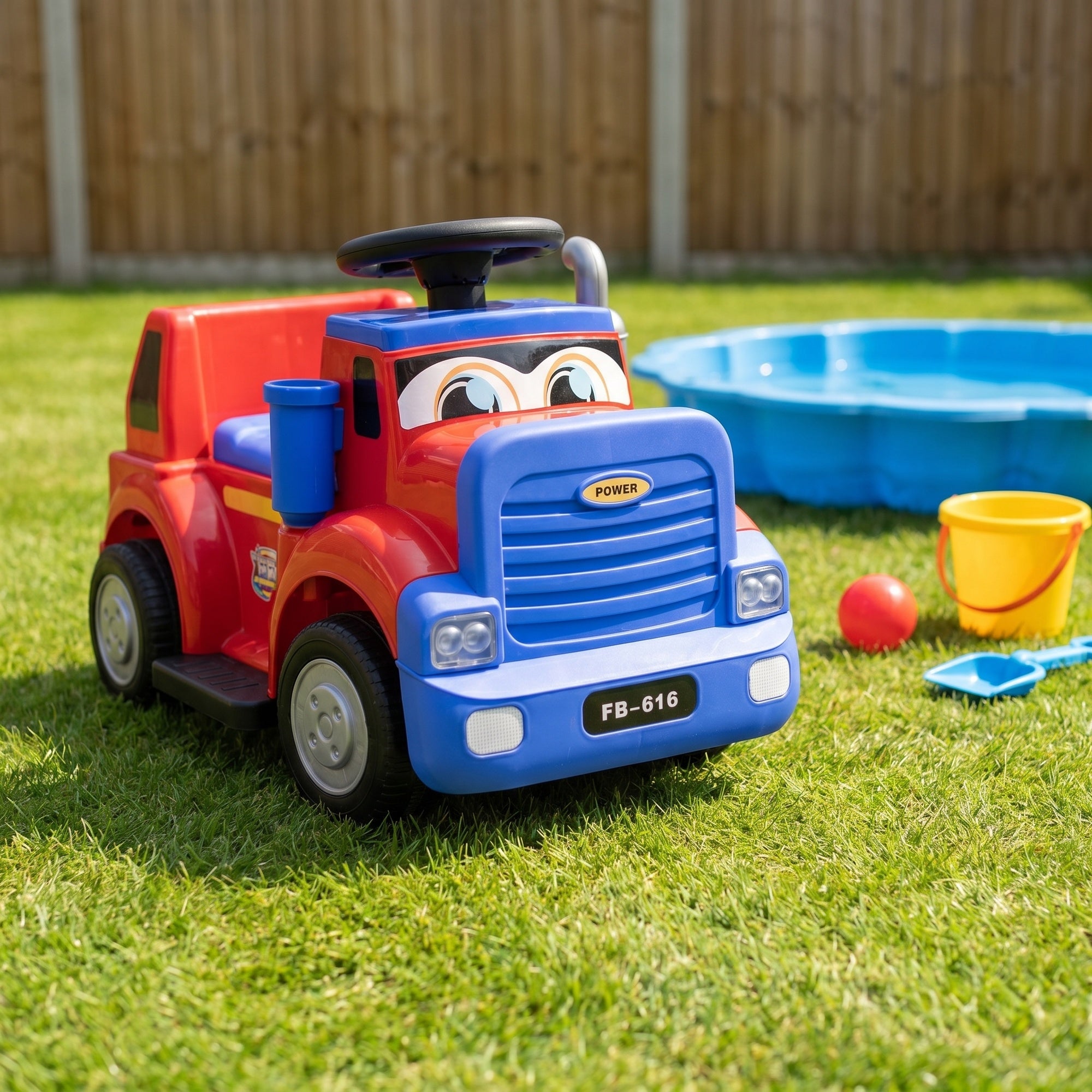 RiiRoo SmileyTruck Kids Ride-On Truck 12V