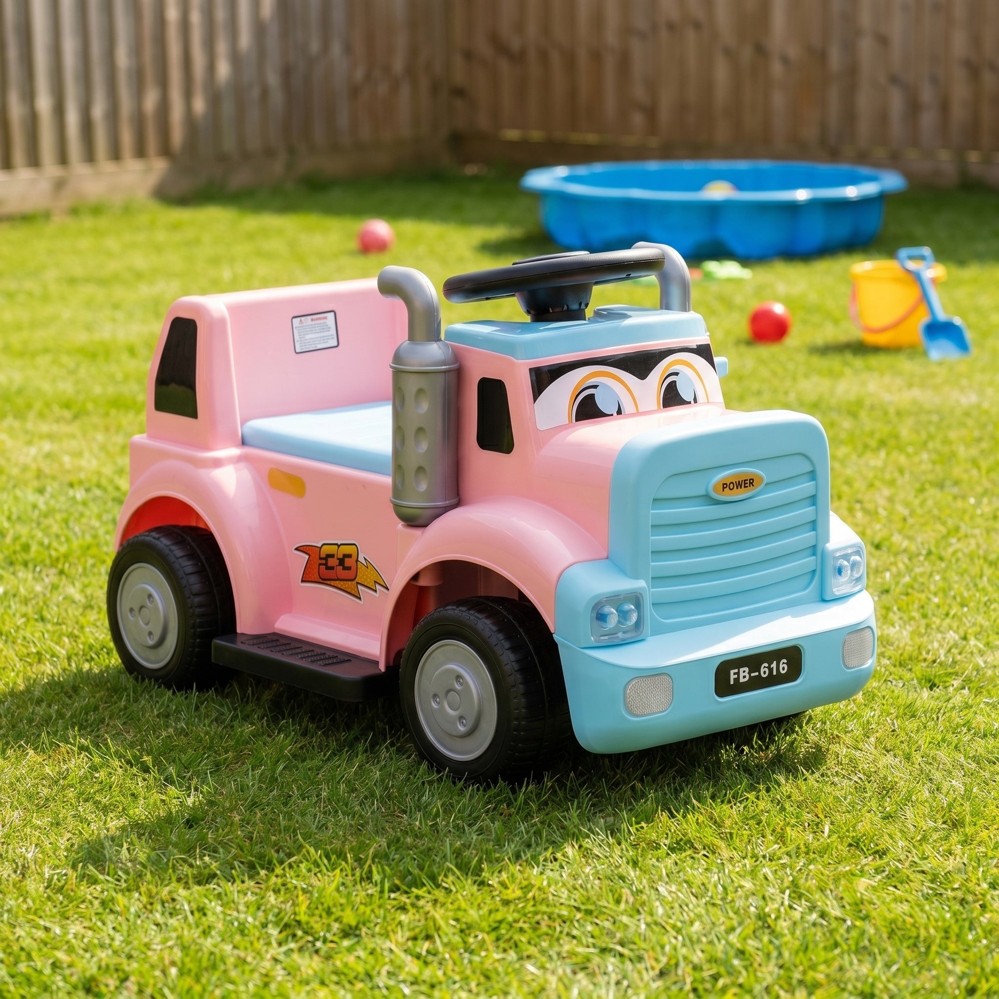 RiiRoo SmileyTruck Kids Ride-On Truck 12V