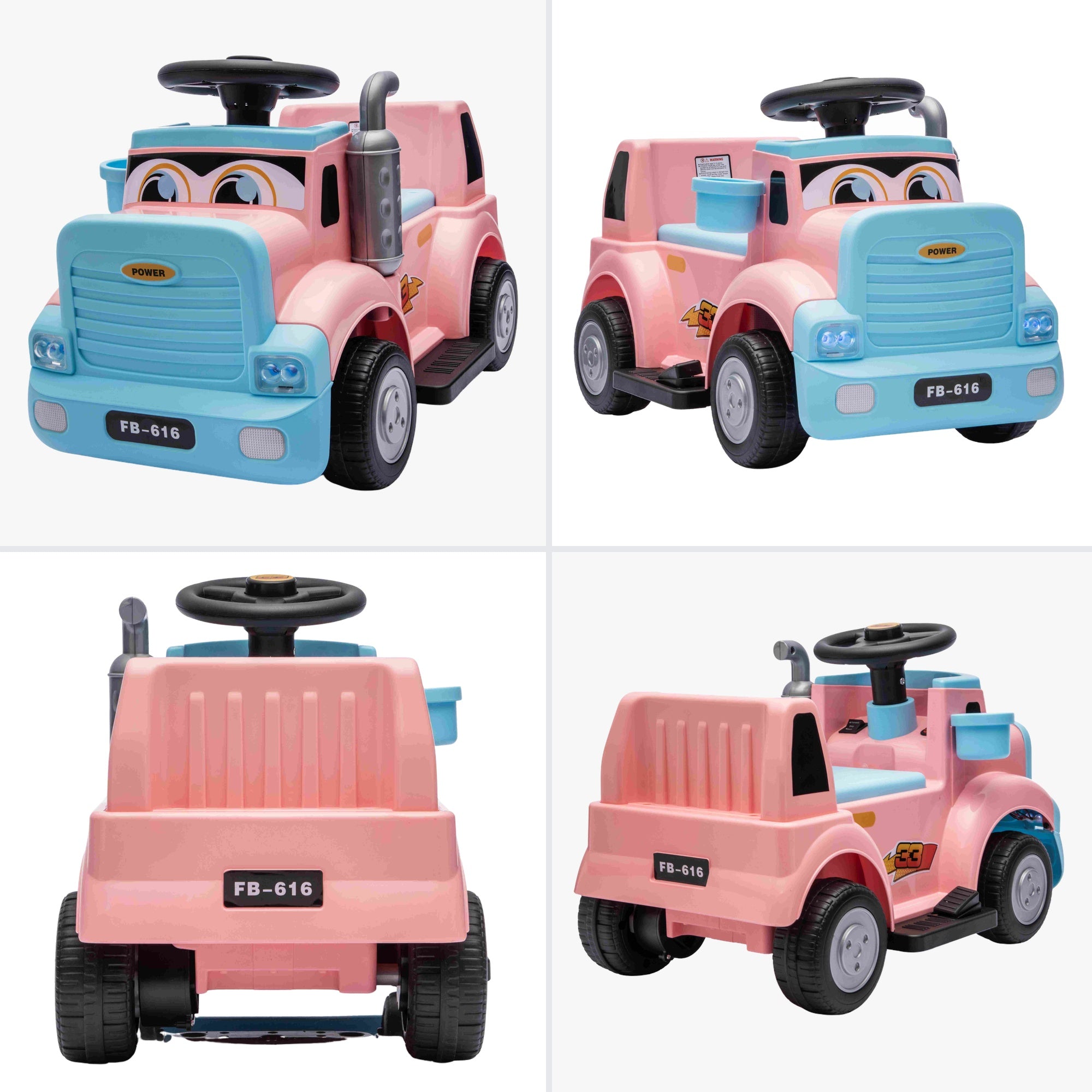 RiiRoo SmileyTruck Kids Ride-On Truck 12V