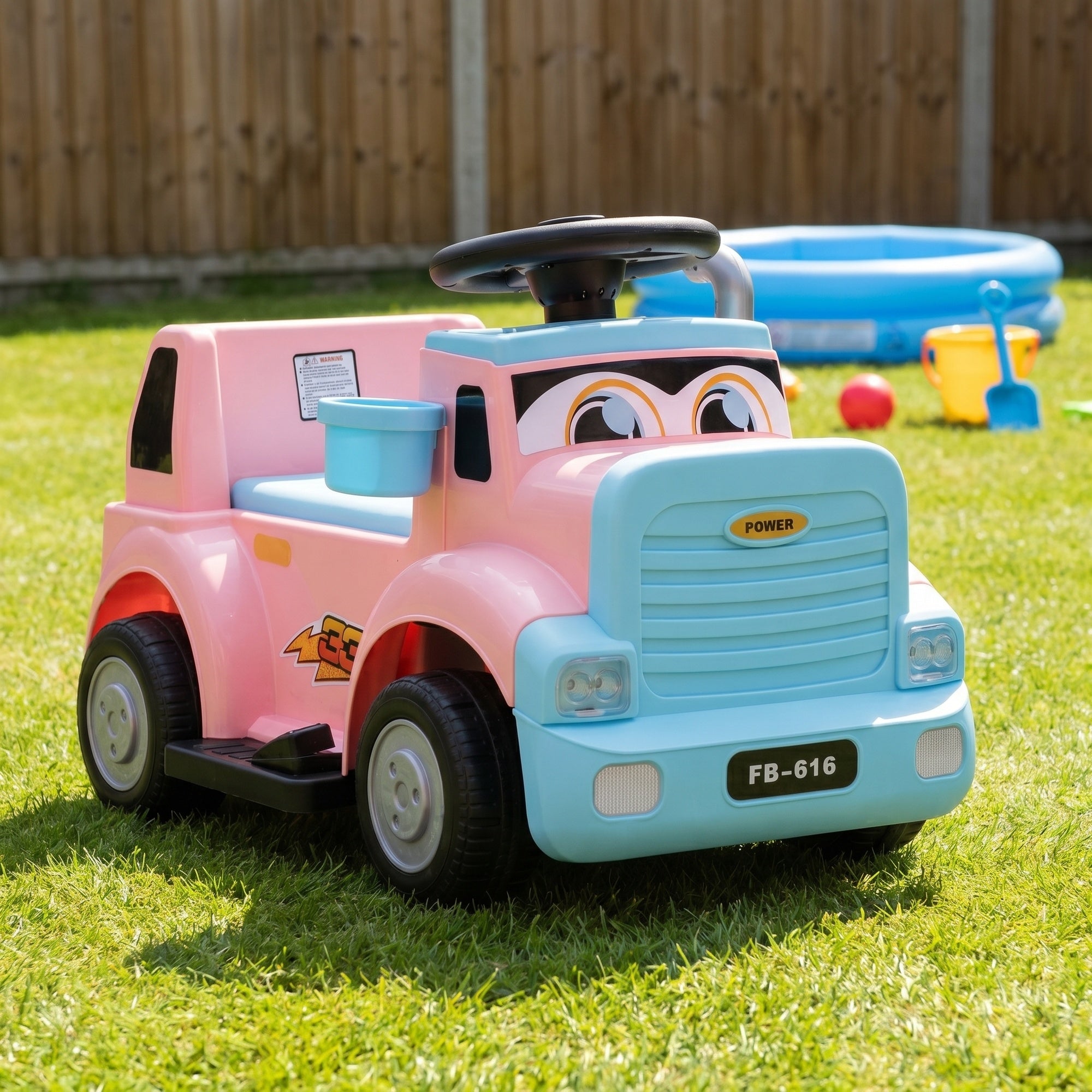 RiiRoo SmileyTruck Kids Ride-On Truck 12V