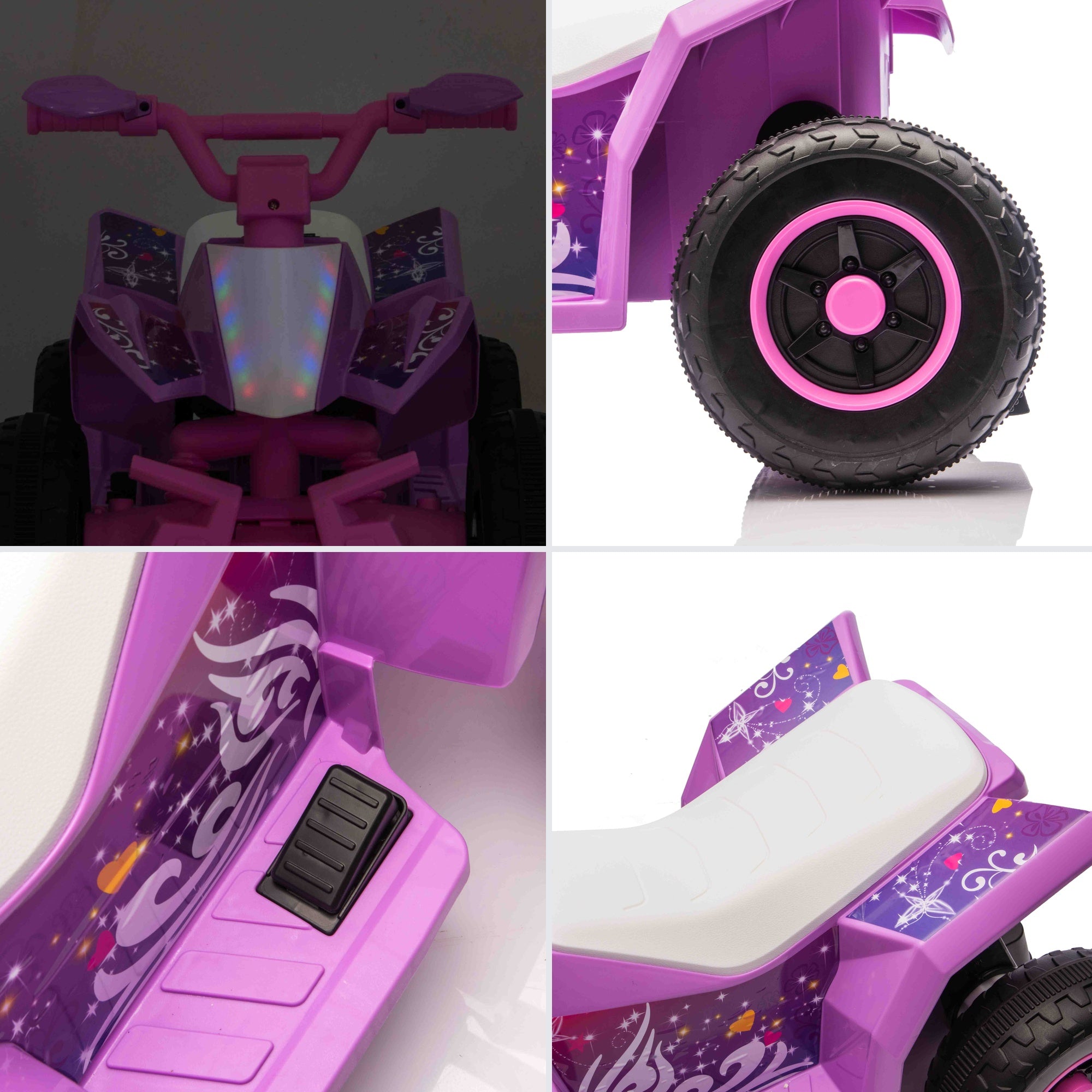 RiiRoo SparkleQuad Electric Kids Ride-On Quad Bike