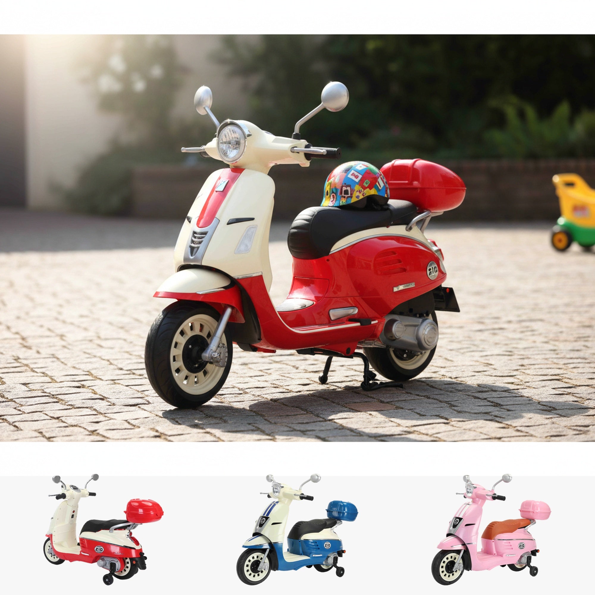 VoltRider 12V Kids Electric Ride-On Scooter