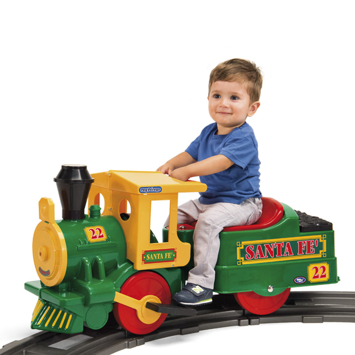 Peg Perego Santa FE Electric Train Multi Colour RiiRoo