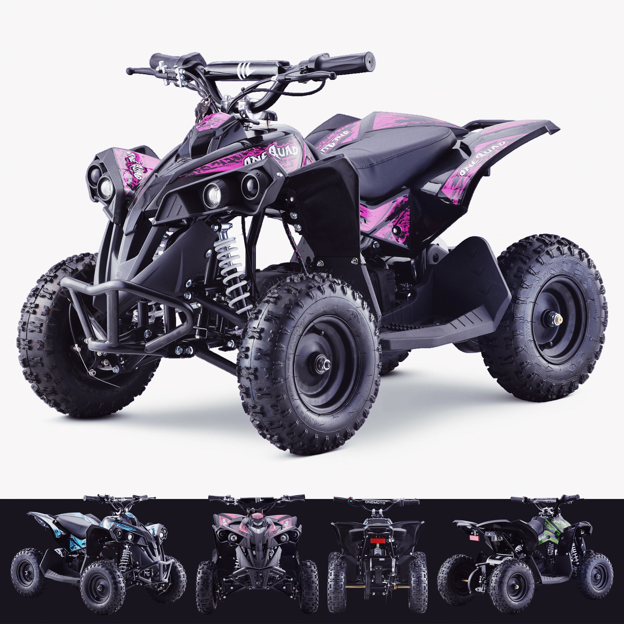 OneMoto OneQuad EX2S Teen 1000w 36V Battery Electric Quad Bike RiiRoo