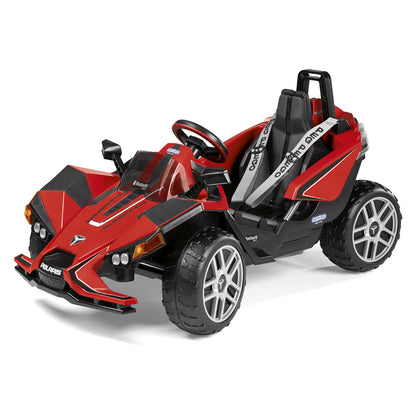 Peg Perego Polaris SlingShot Single Seater with Remote  - Red & Black