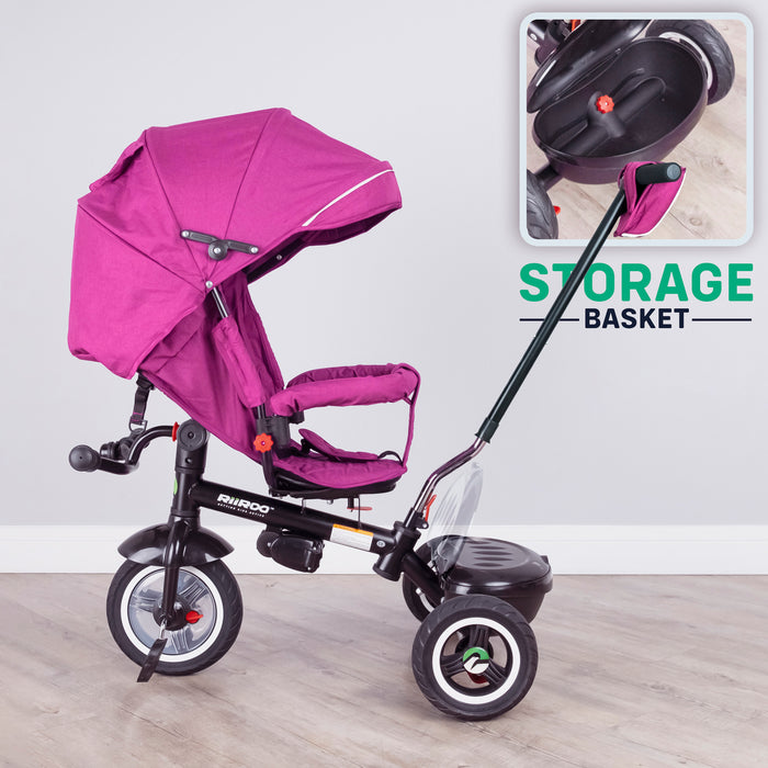 7 in 1 Tricycle/Trike with Canopy, Storage & Parental Handle