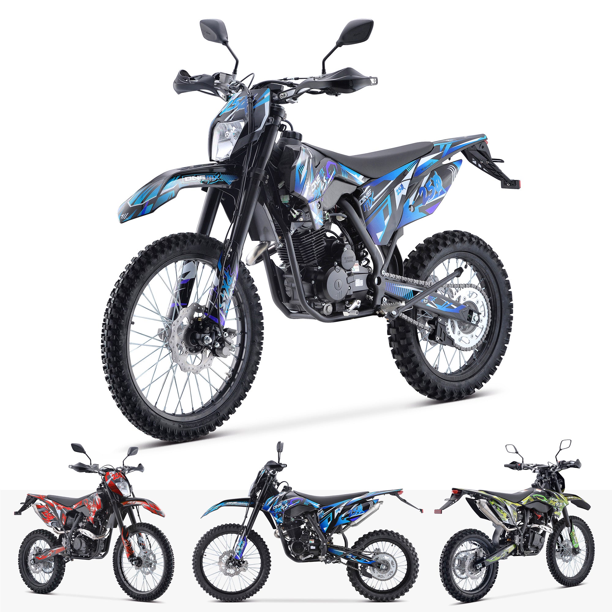 Electric dirt clearance bike 250cc