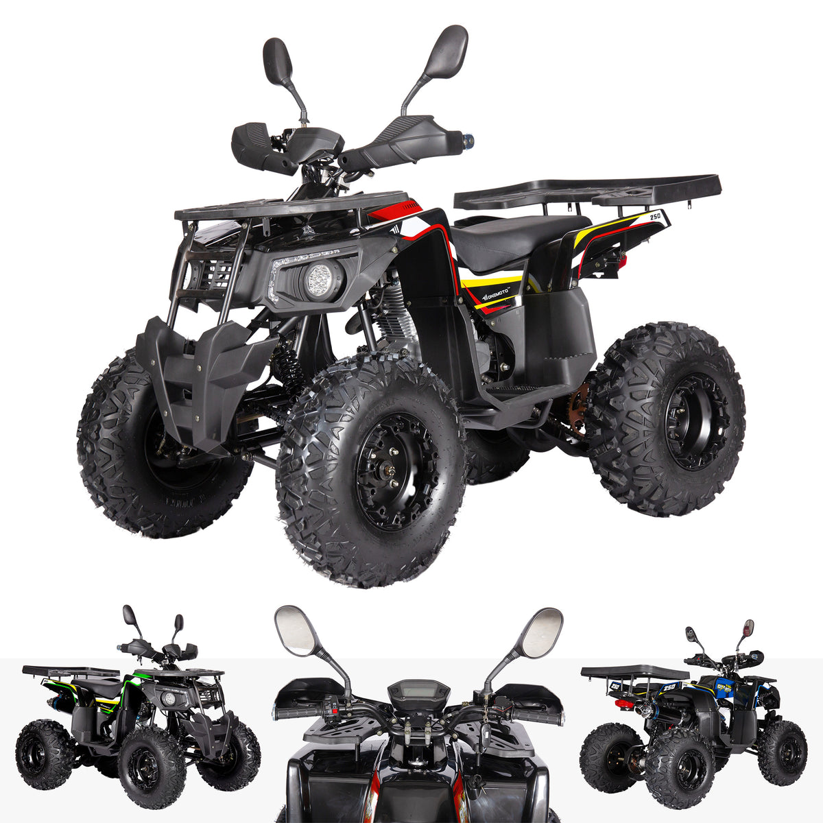OneATV PX6S 250cc Quad Bike: The Ultimate Off-Road Vehicle with Alarm ...
