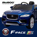 2kids jaguar f pace licensed electric battery ride on car jeep with parental remote control power wheels blue 2 