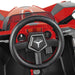 Peg Perego Polaris SlingShot Single Seater with Remote  - Red & Black
