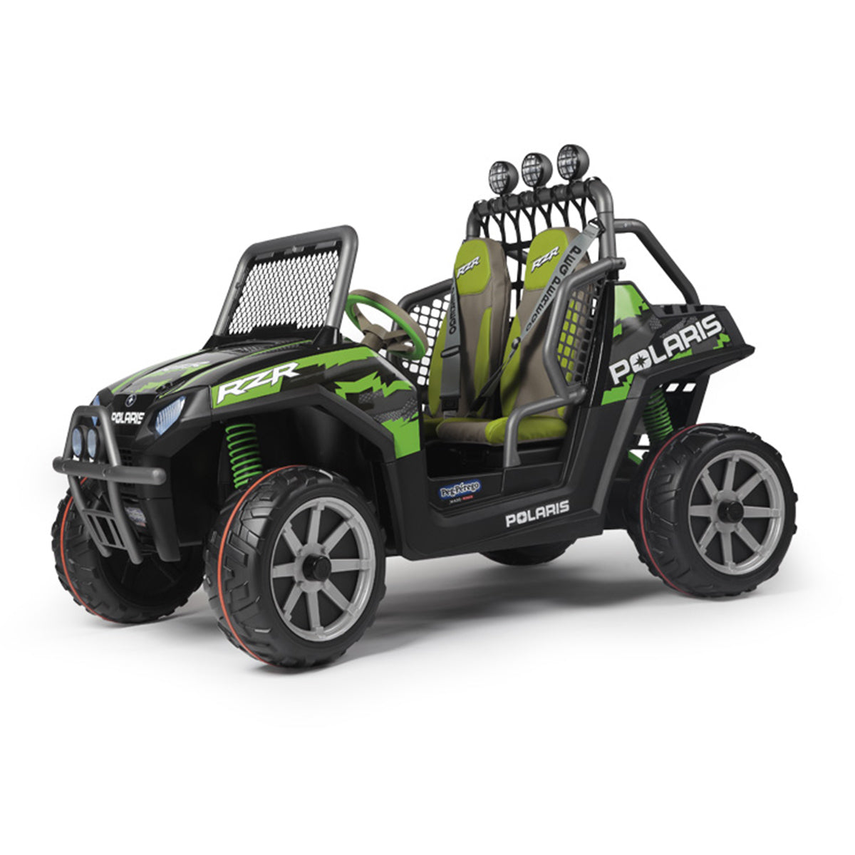 Peg Perego Polaris Ranger RZR - Green Shadow  - Black & Green