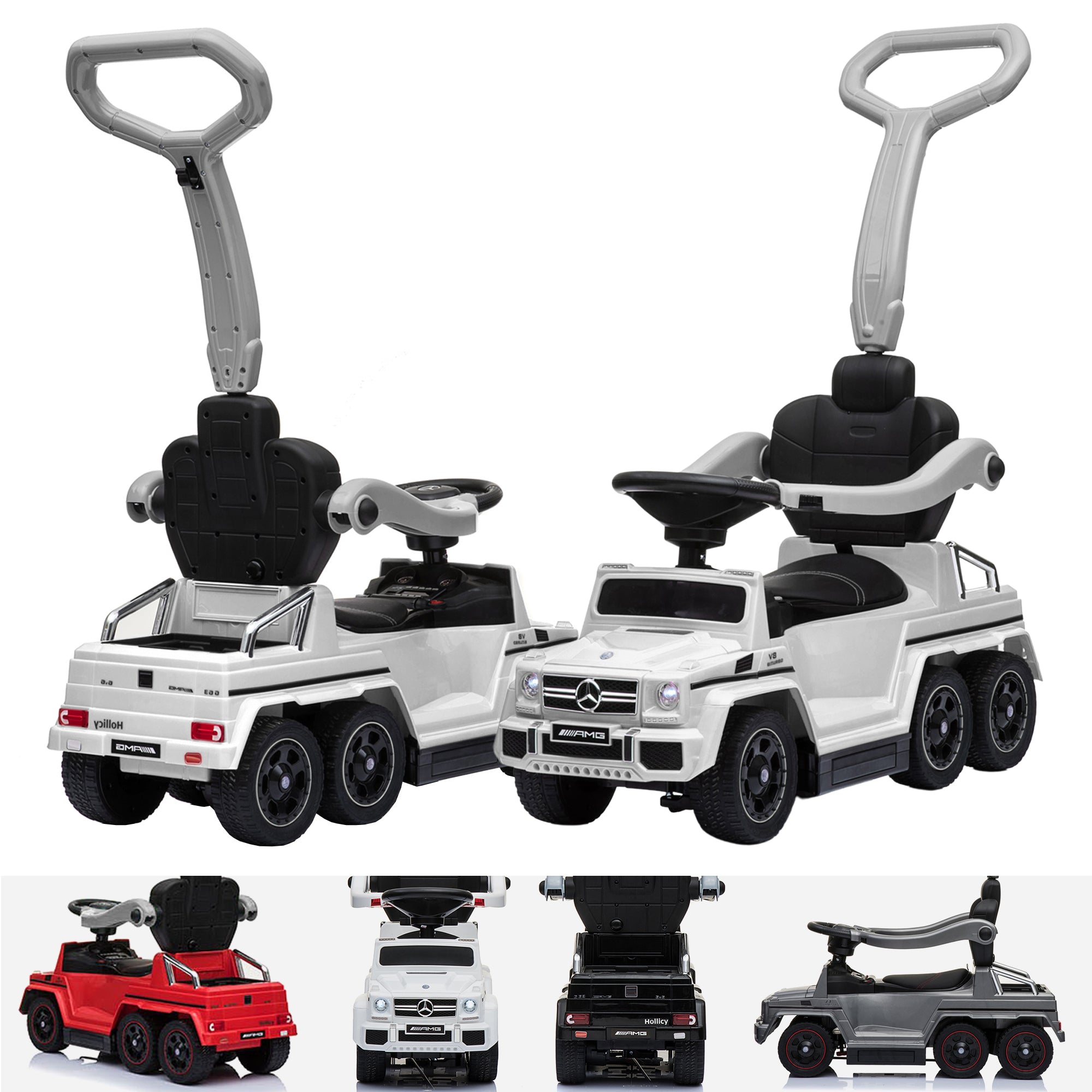 Mercedes G63 6x6 AMG 12V Voiture électrique enfant Noir - Kidsrides