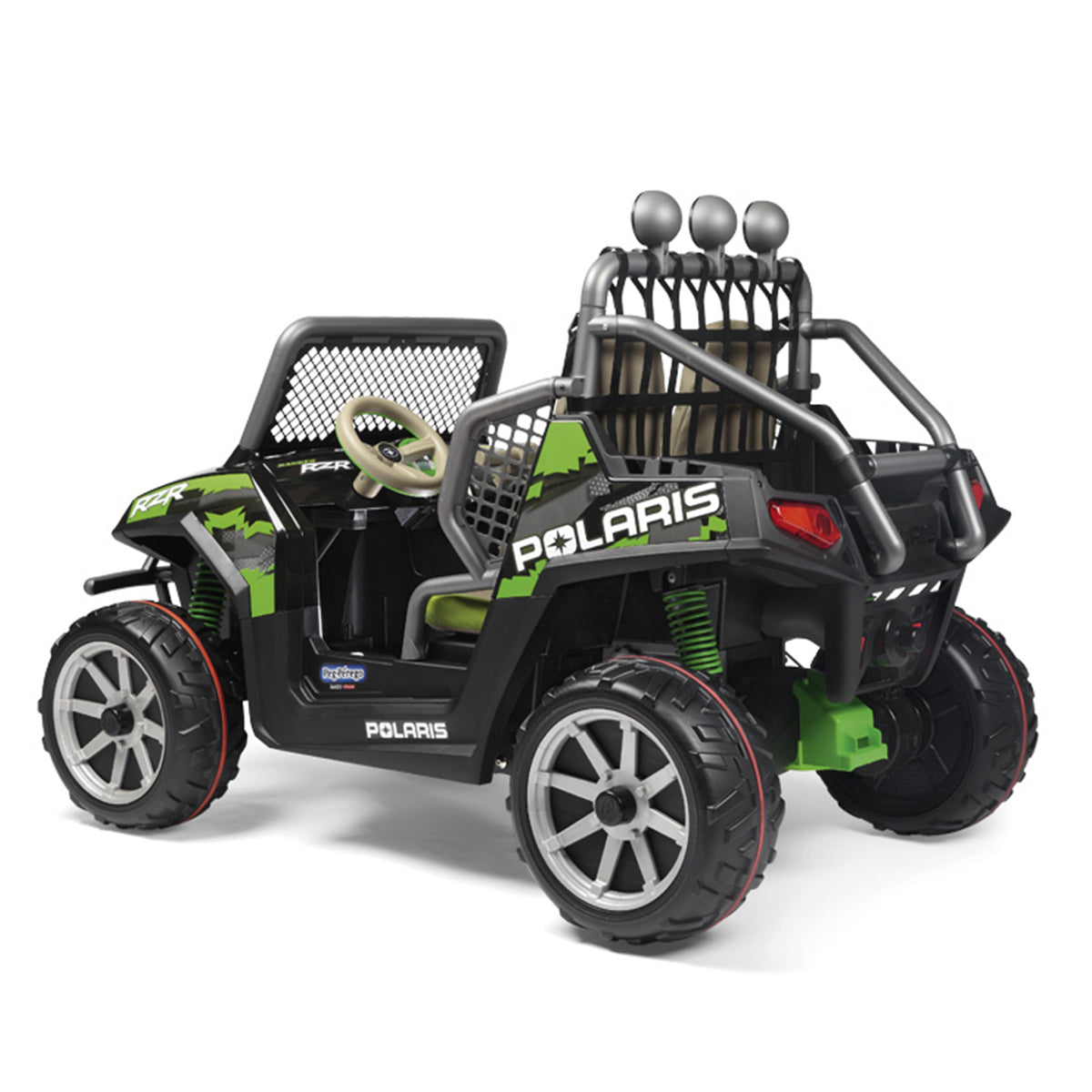 Peg Perego Polaris Ranger RZR - Green Shadow  - Black & Green