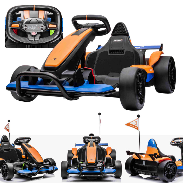 McLaren 24V Battery Electric Drift Kart for Kids — RiiRoo