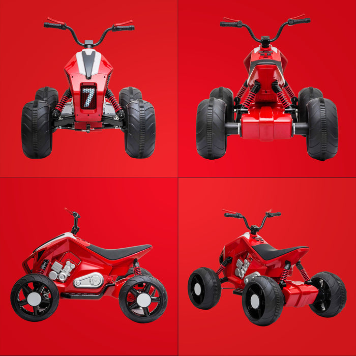SevenCyberQuadee 24V Kids Electric Quad Bike Ride on Car Toy - Red-1.jpg