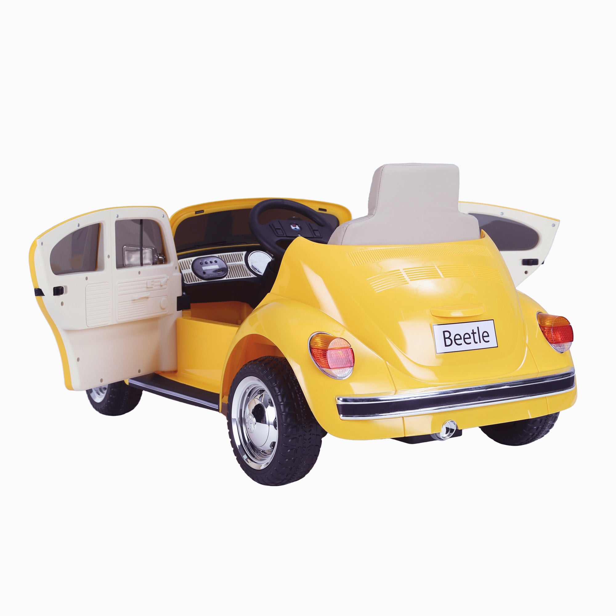 VW Licensed Beetle Classic Kids 12V Battery Electric Ride On Car RiiRoo