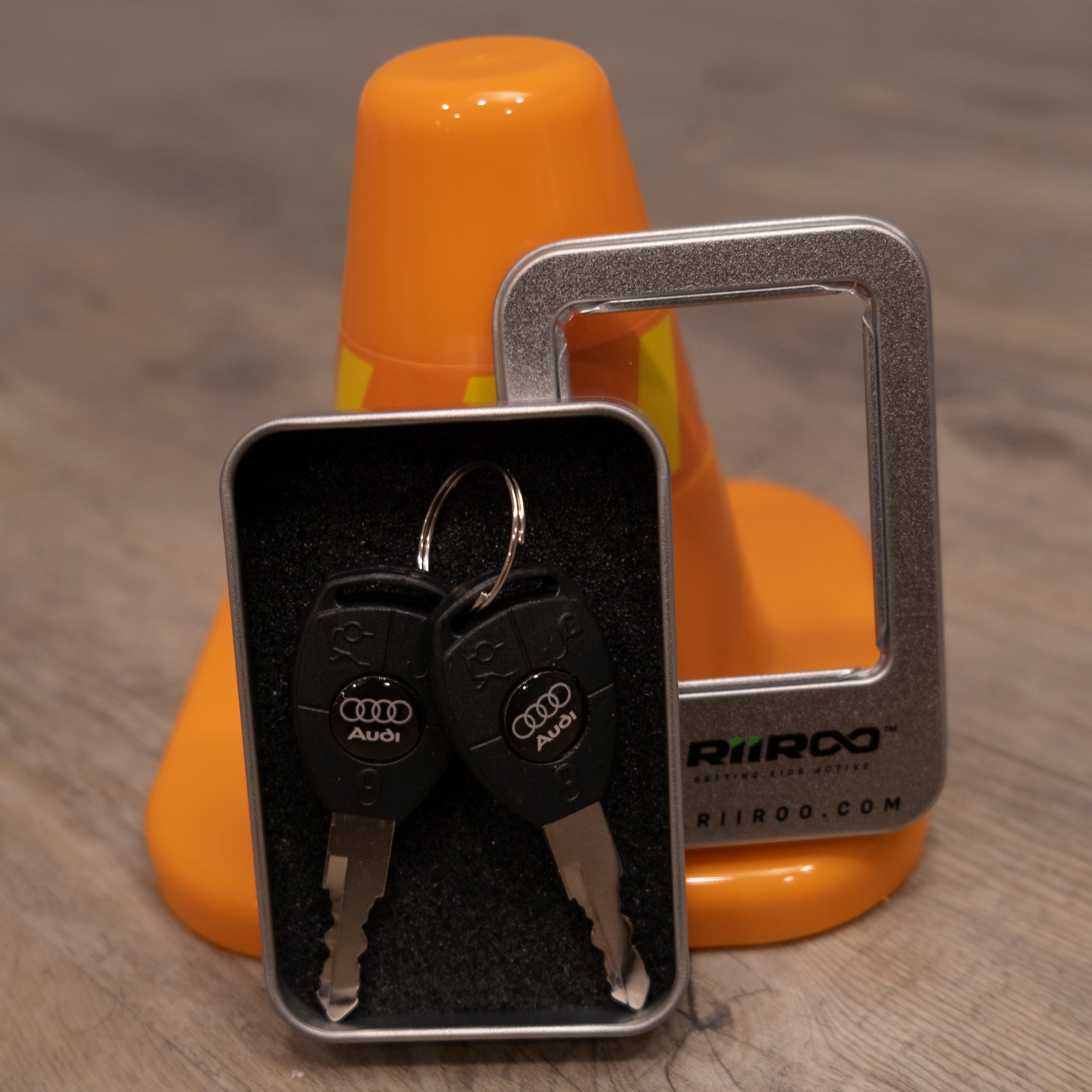 audi key 1 riiroo pretend play branded set of keys