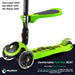 bambi three in one scooter seat green riiroo 3 kids