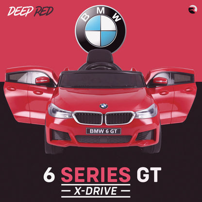 kids 12v electric bmw 6 series gt x drive 2019 battery operated kids ride on car with parental remote control front doors open red m sport licensed