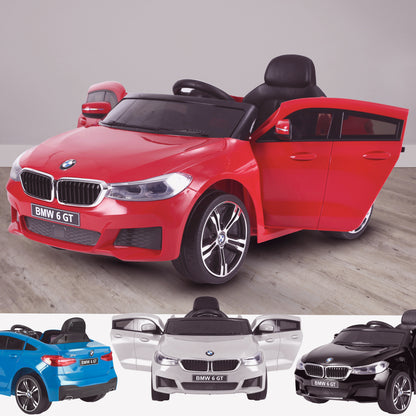 kids 12v electric bmw 6 series gt x drive 2019 battery operated kids ride on car with parental remote control main 2 red Red m sport licensed