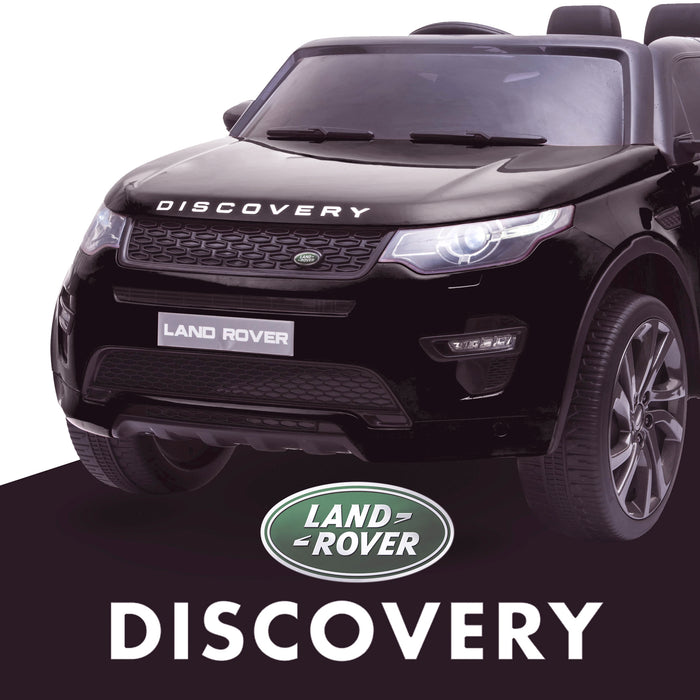 kids 12v electric land rover discovery 2019 battery operated kids ride on car jeep with parental remote control black hse sport