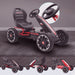 kids abarth ride on pedal go kart pedal powered ride on black scorpion