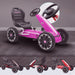 kids abarth ride on pedal go kart pedal powered ride on pink scorpion