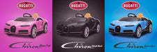 kids bugatti chiron licensed electric ride on car black set one 12v