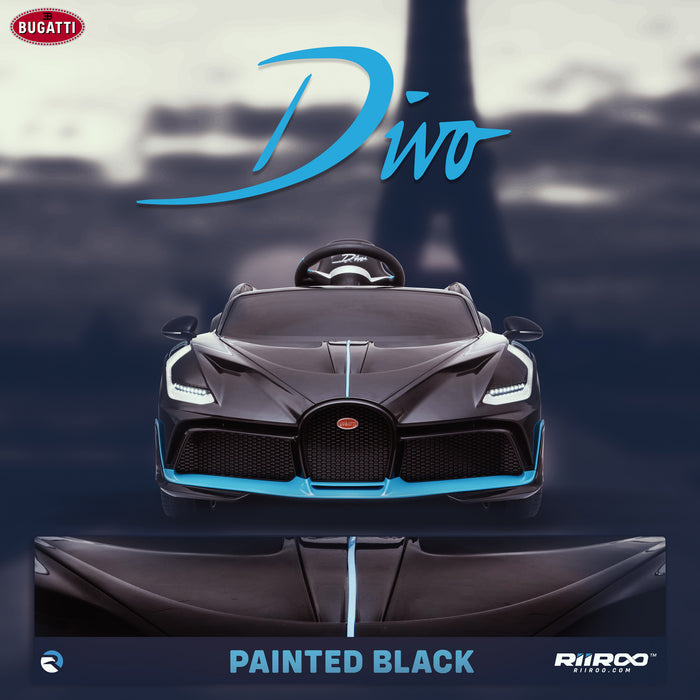 Licensed Buggati Divo 12V Battery Electric Ride On Car — RiiRoo