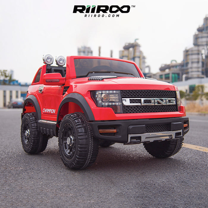 kids electric ride on car ford ranger wildtrak style battery operated pick up truck car jeep with parental remote control 12v lifestyle red wildtrack
