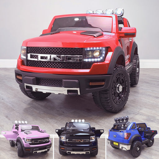 kids electric ride on car ford ranger wildtrak style battery operated pick up truck car jeep with parental remote control 12v v2 main red Red wildtrack