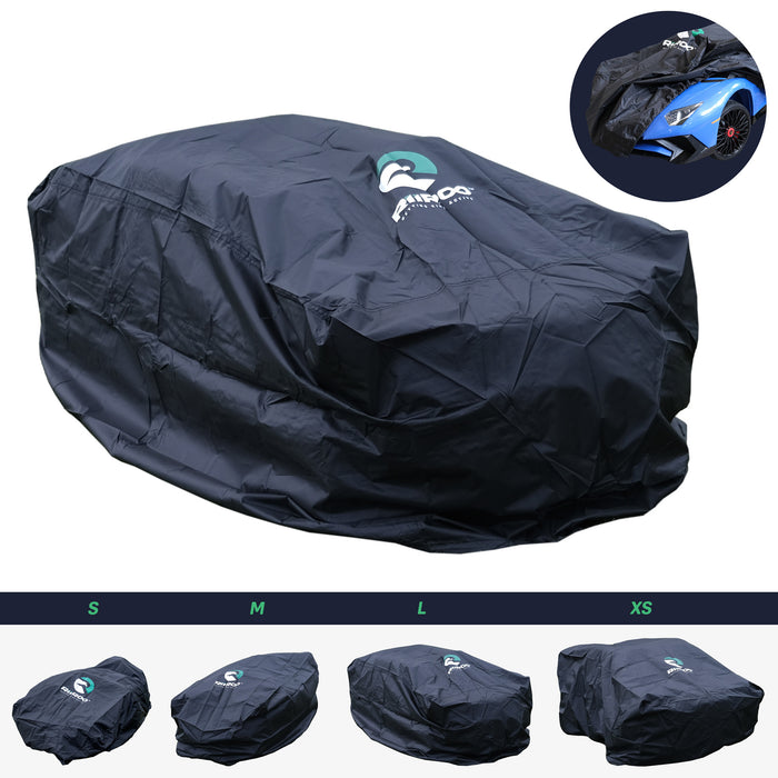 kids electric ride on cars rain dust cover large 0 riiroo car motorbike quad and