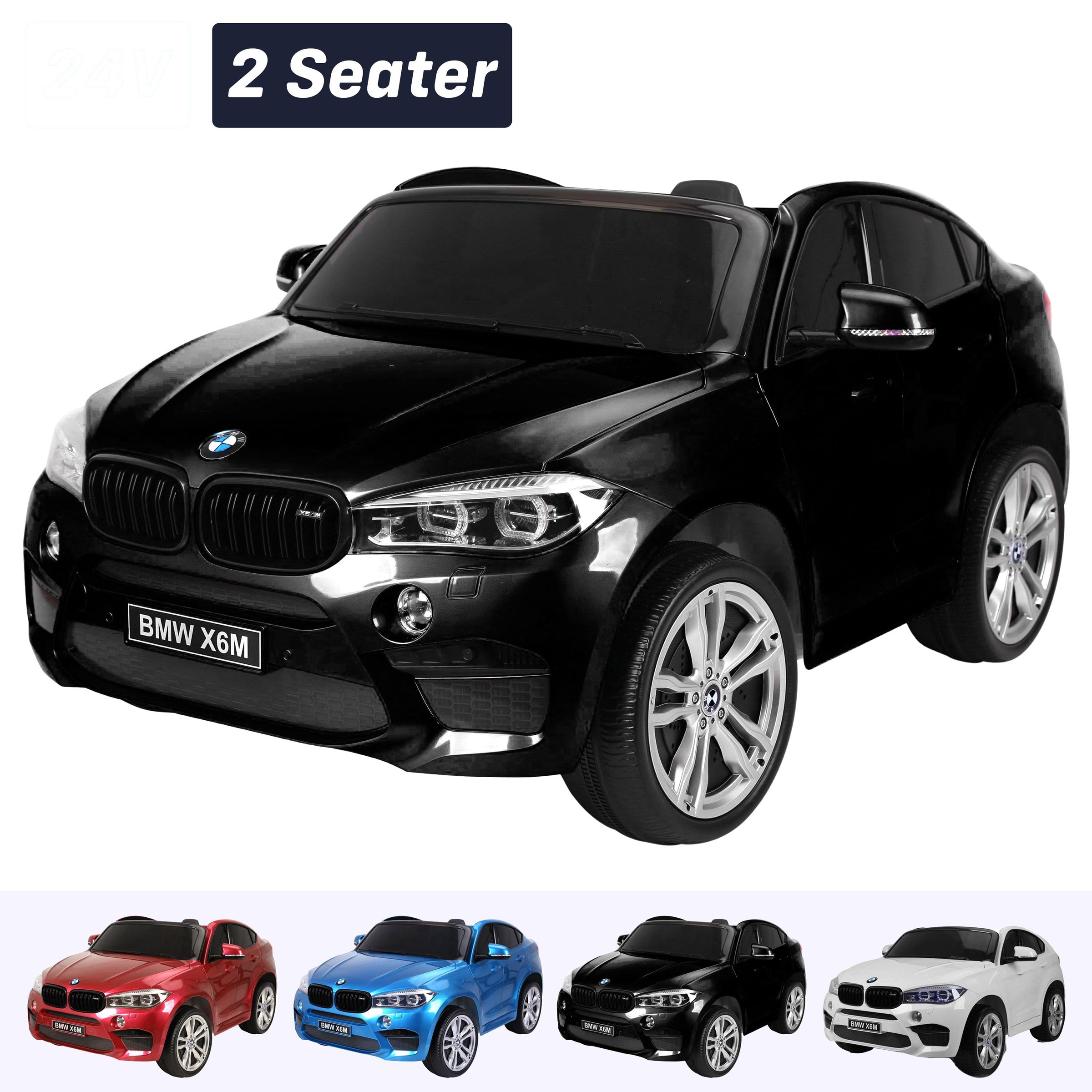 BMW X6M 2 Seater 24V Battery Electric Sport Pack With Remote Control ...