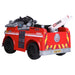 kids fire engine truck electric ride on car truck 2 riiroo 6v