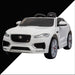 kids jaguar f pace licensed electric battery ride on car jeep with parental remote control power wheels white 3 