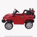 kids jeep wangler style 12 electric ride on car with parental remote 2 red side perspective wrangler suv battery 12v music