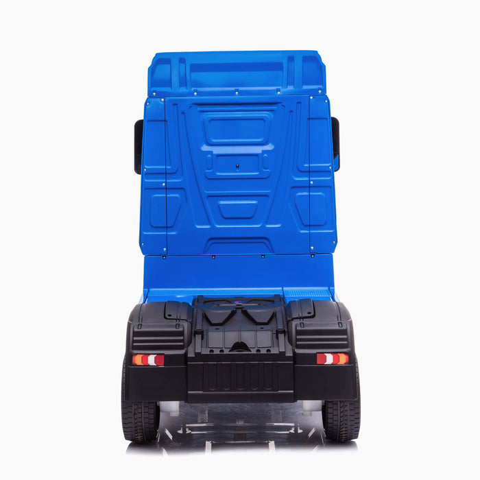 kids mercedes actros licensed ride on electric truck battery operated power wheels with parental remote control main blue rear direct benz 24v 4wd