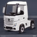 kids mercedes actros licensed ride on electric truck battery operated power wheels with parental remote control main front perspe white benz 24v 4wd
