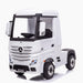 kids mercedes actros licensed ride on electric truck battery operated power wheels with parental remote control main white front 2 benz 24v 4wd