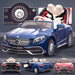 kids mercedes maybach s650 licensed ride on electric car battery operated power wheels car with parental remote control main blue Painted Blue benz 12v 4wd