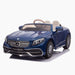 kids mercedes maybach s650 licensed ride on electric car battery operated power wheels car with parental remote control main front 2 blue benz 12v 4wd