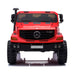kids mercedes zetros licensed electric ride on car truck red 1 4wd 2 seater